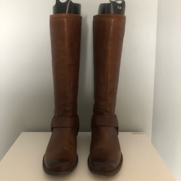 Frye Buckle Riding Boots - Picture 2 of 9
